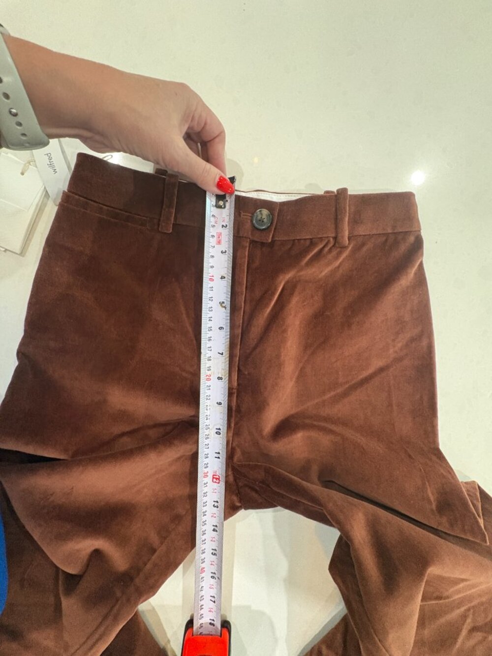 Wilfred by Aritzia velvet high rise pants - Picture 12 of 12
